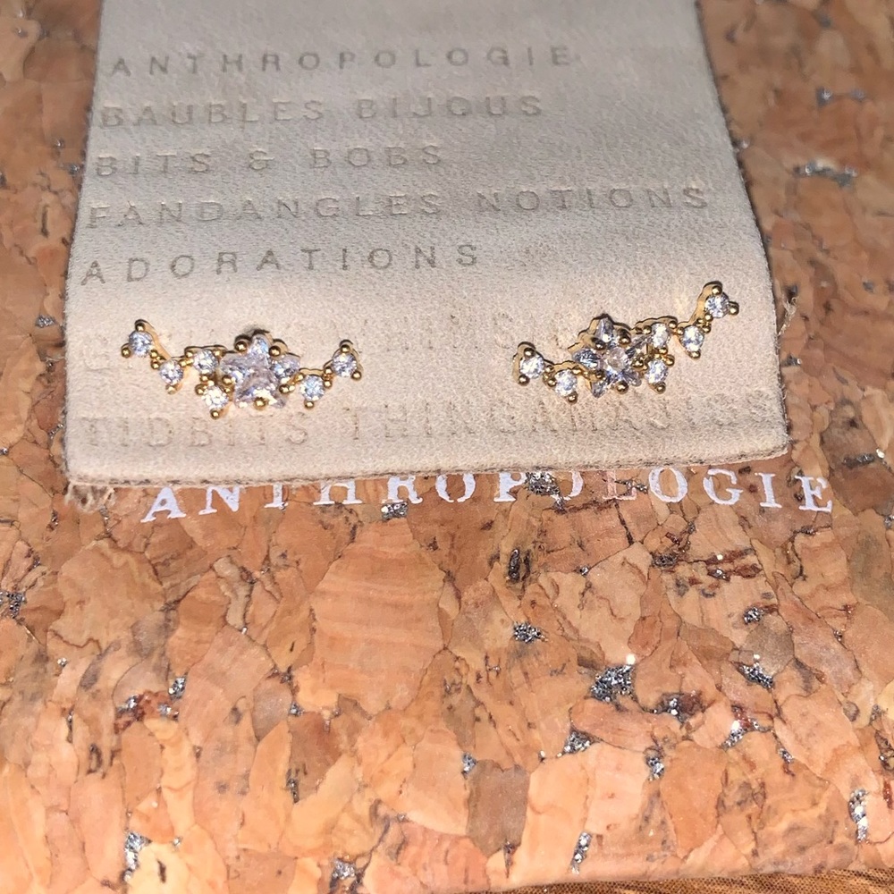 Anthropologie star stud earrings